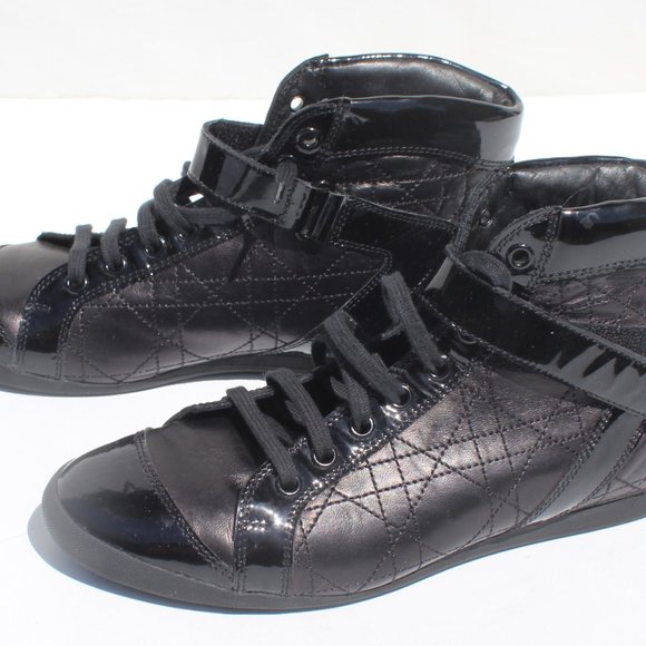 Black Christian Dior Sprint Basket High Top Shoes Sneakers Size 7 -SOLD - Picture 4 of 10